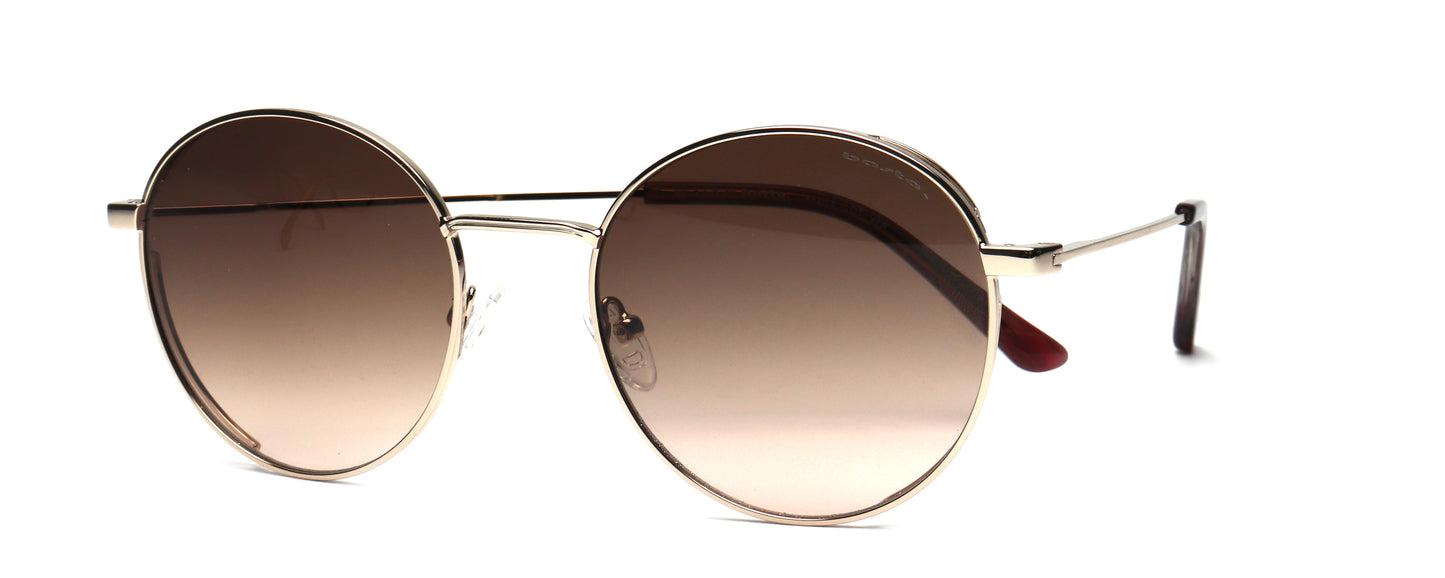 Sonnenbrille Frame Brothers mit UV400 Schutz in Hellgold