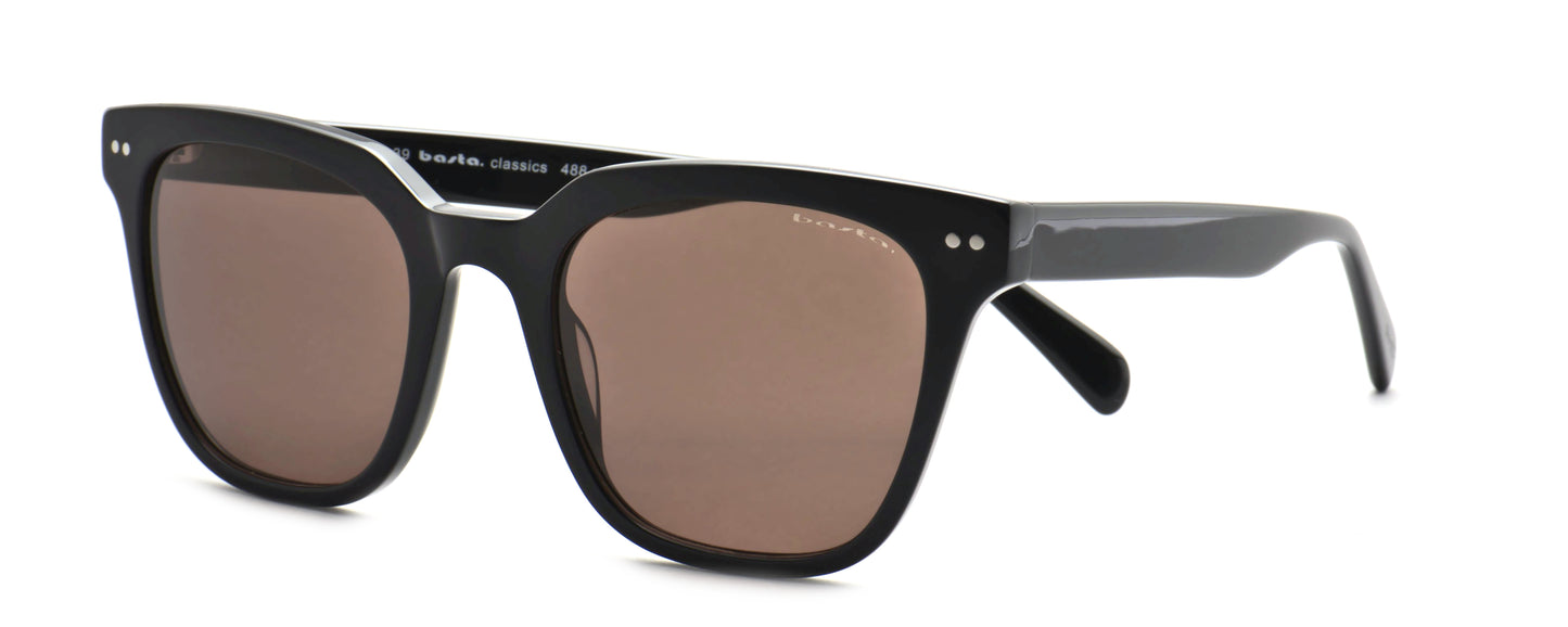 Sonnenbrille Frame Brothers mit UV400 Schutz in Schwarz