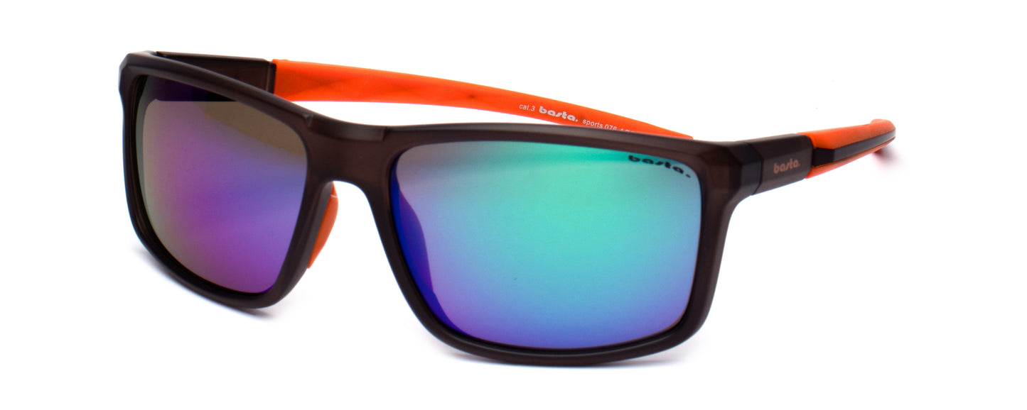 Sportsonnenbrille Frame Brothers Basta Sports 076 Braun - Orange
