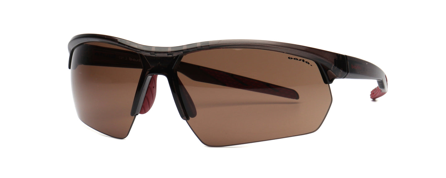 Sportsonnenbrille Frame Brothers mit UV400 Schutz in Grau
