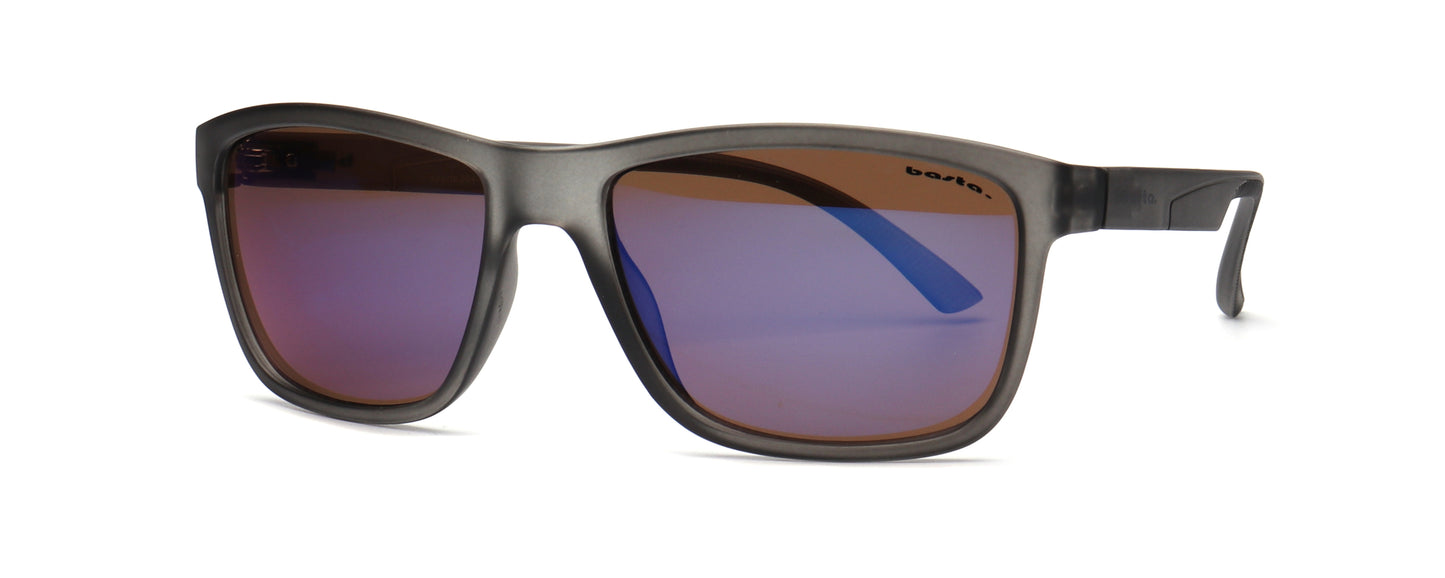 Sportsonnenbrille Frame Brothers mit UV400 Schutz in grau