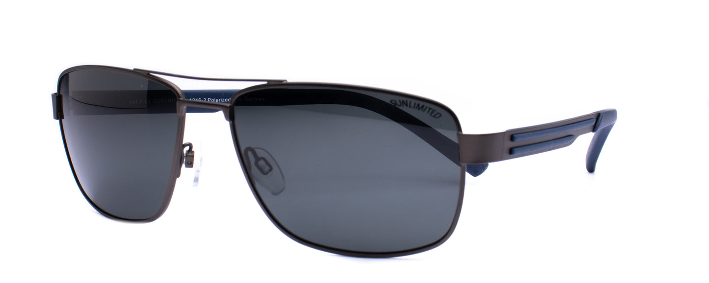Sonnenbrille Frame Brothers Sunlimited 1246 Grau - Blau