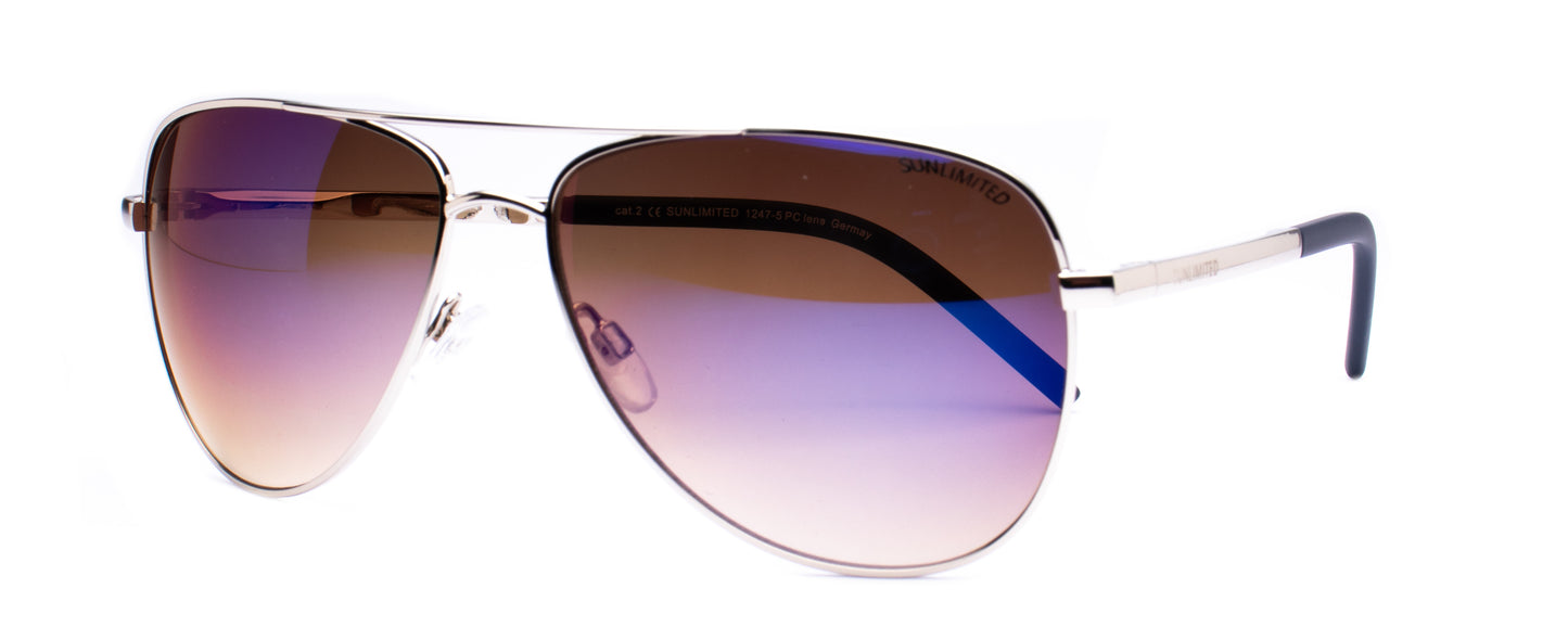 Sonnenbrille Frame Brothers Sunlimited 1247 Silber