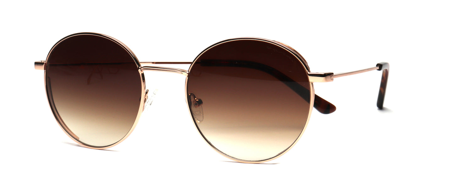 Sonnenbrille Frame Brothers mit UV400 Schutz in Roségold