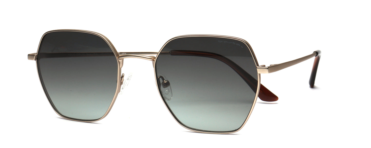 Sonnenbrille Frame Brothers mit UV400 Schutz in Matt Gold