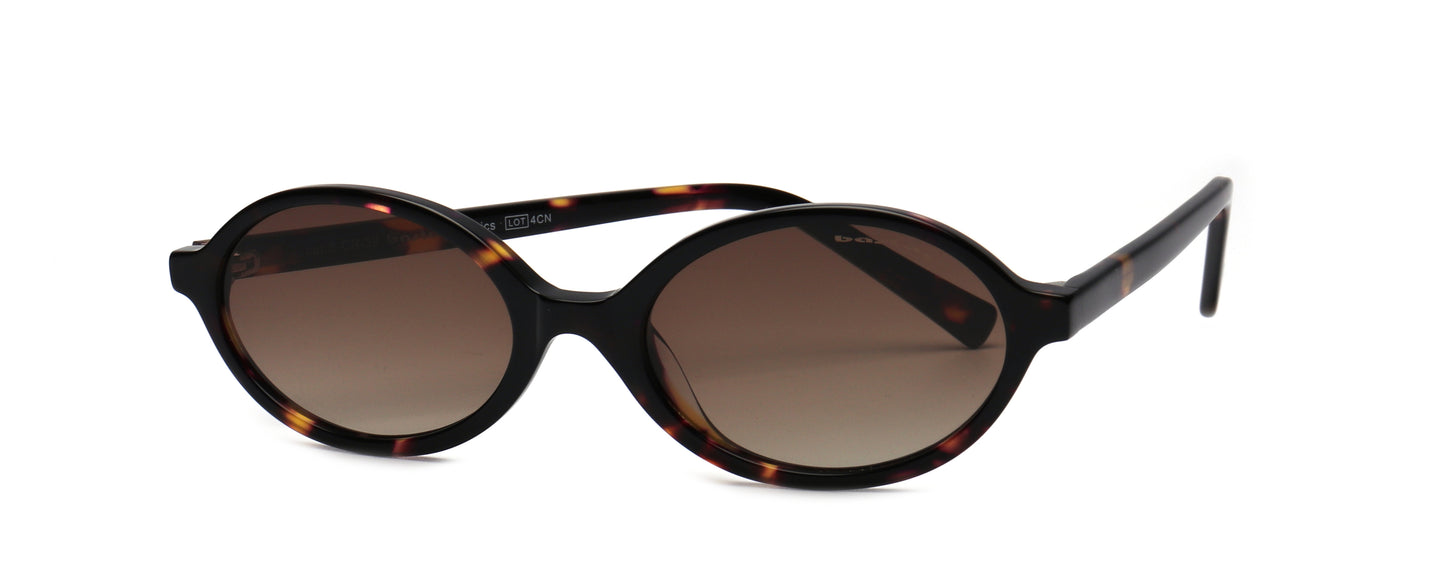 Sonnenbrille Frame Brothers mit UV400 Schutz in Dunkelhavanna