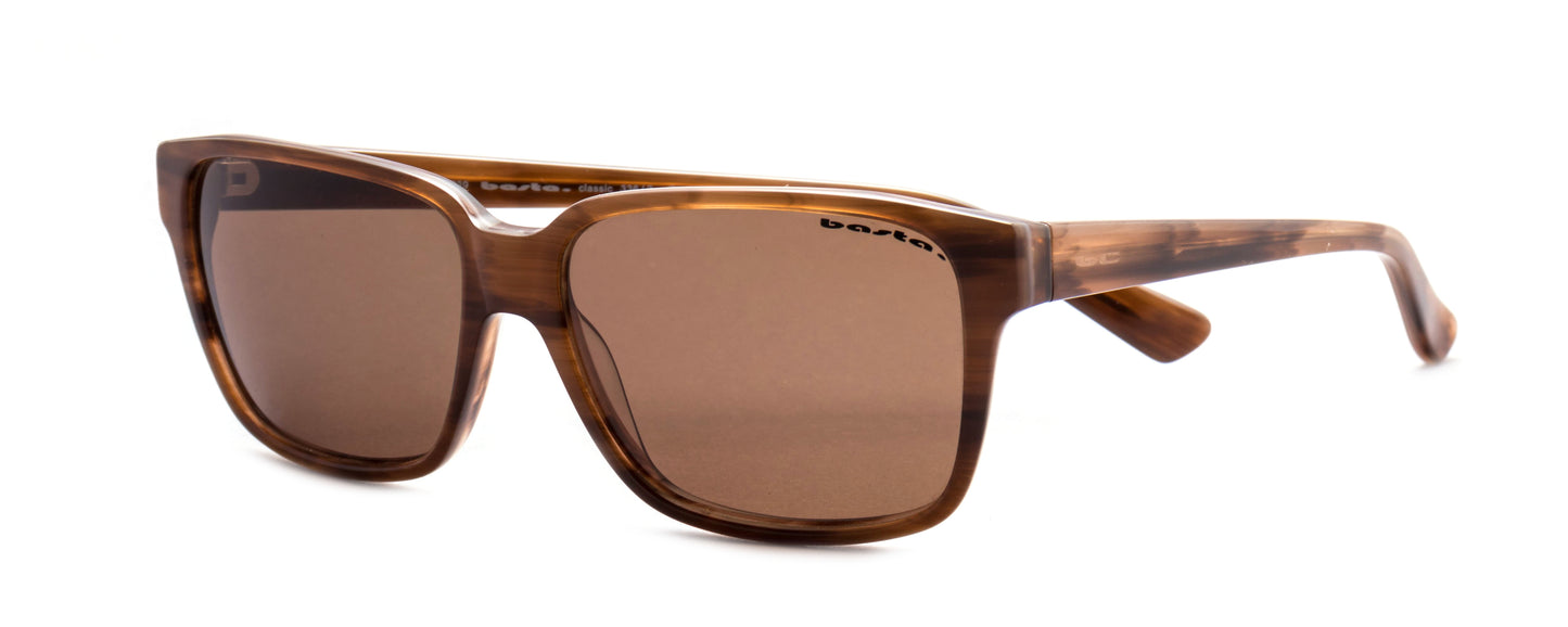 Sonnenbrille Frame Brothers mit UV400 Schutz in Braun