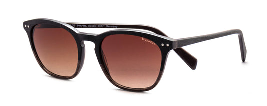 Sonnenbrille Frame Brothers mit UV400 Schutz in Dunkelbraun