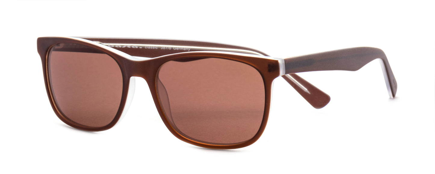 Sonnenbrille Frame Brothers mit UV400 Schutz in Braun