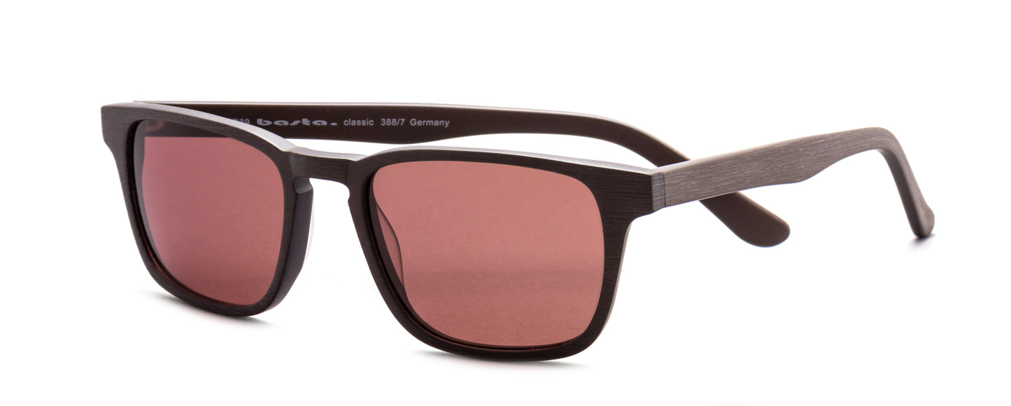 Sonnenbrille Frame Brothers mit UV400 Schutz in Braun