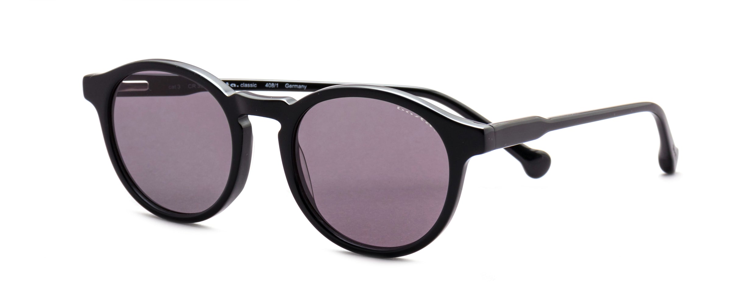 Sonnenbrille Frame Brothers mit UV400 Schutz in Schwarz