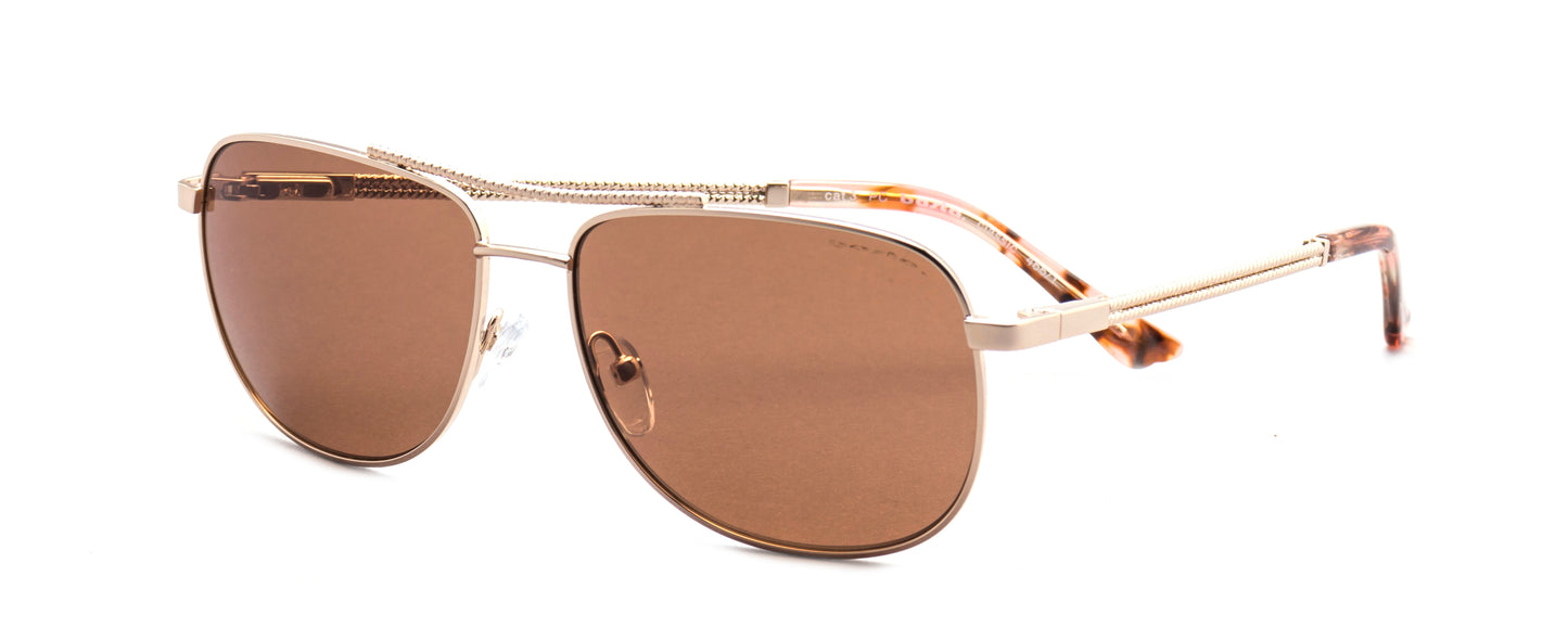 Sonnenbrille Frame Brothers mit UV400 Schutz in Gold