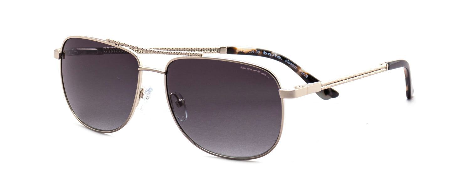 Sonnenbrille Frame Brothers mit UV400 Schutz in Silber
