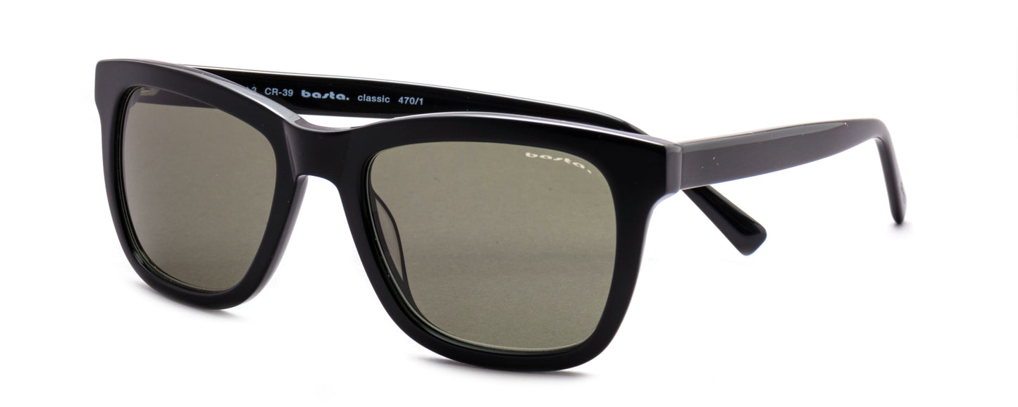 Sonnenbrille Frame Brothers mit UV400 Schutz in Schwarz