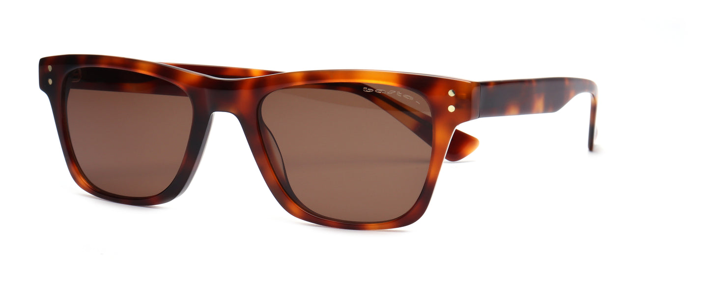 Sonnenbrille Frame Brothers mit UV400 Schutz in Havanna