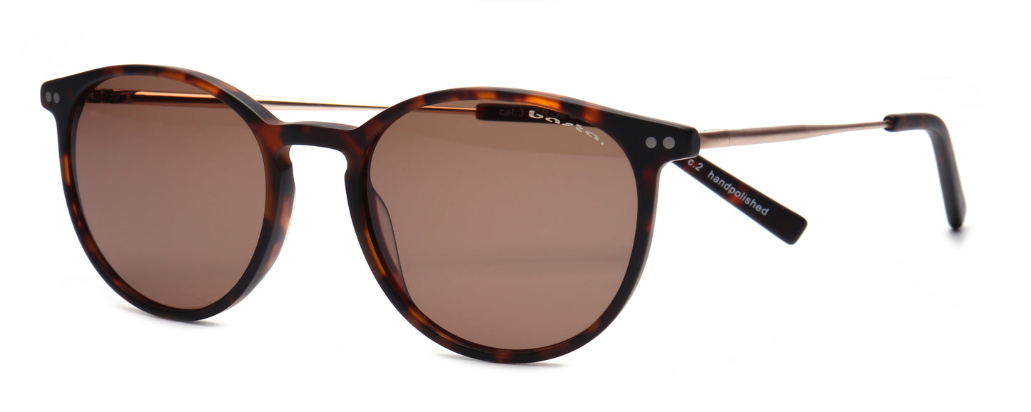 Sonnenbrille Frame Brothers mit UV400 Schutz in Havanna