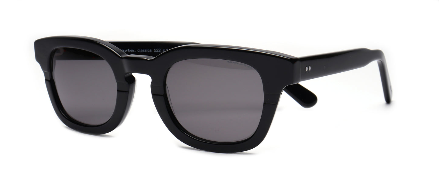 Sonnenbrille Frame Brothers mit UV400 Schutz in Schwarz