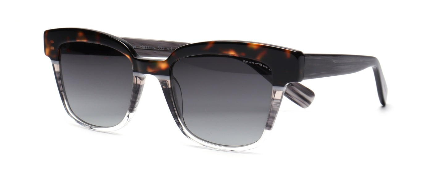 Sonnenbrille Frame Brothers mit UV400 Schutz in Schwarz - Havanna