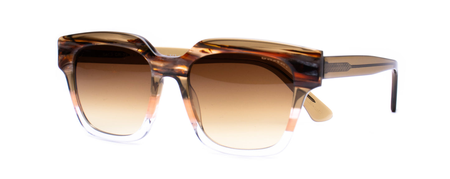 Sonnenbrille Frame Brothers mit UV400 Schutz in Havanna