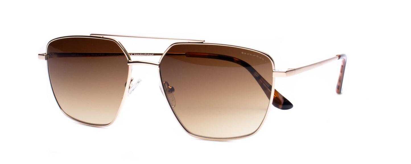Sonnenbrille Frame Brothers mit UV400 Schutz in Gold