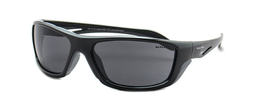 Sportsonnenbrille Frame Brothers mit UV400 Schutz in Schwarz