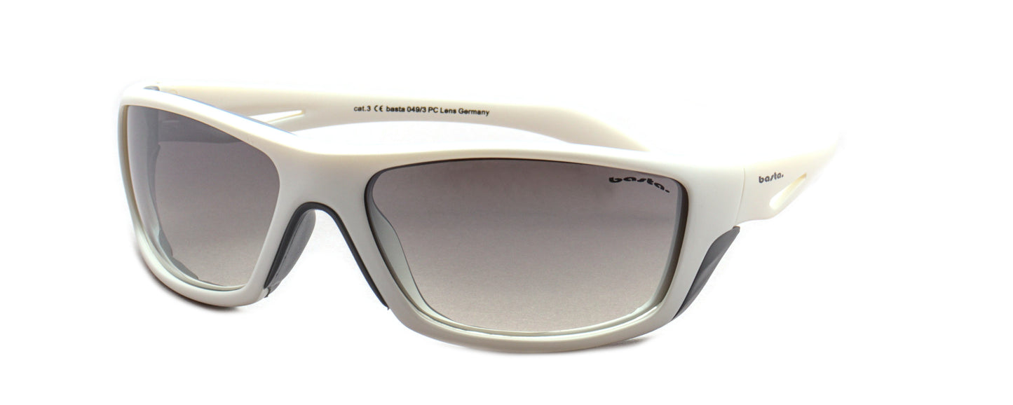 Sportsonnenbrille Frame Brothers mit UV400 Schutz in Weiß