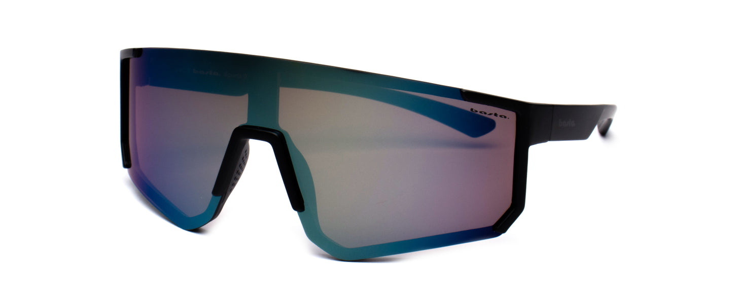 Sportsonnenbrille Frame Brothers Basta Sports 071 Schwarz