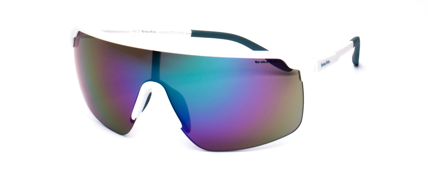 Sportsonnenbrille Frame Brothers Basta Sports 072 Weiß