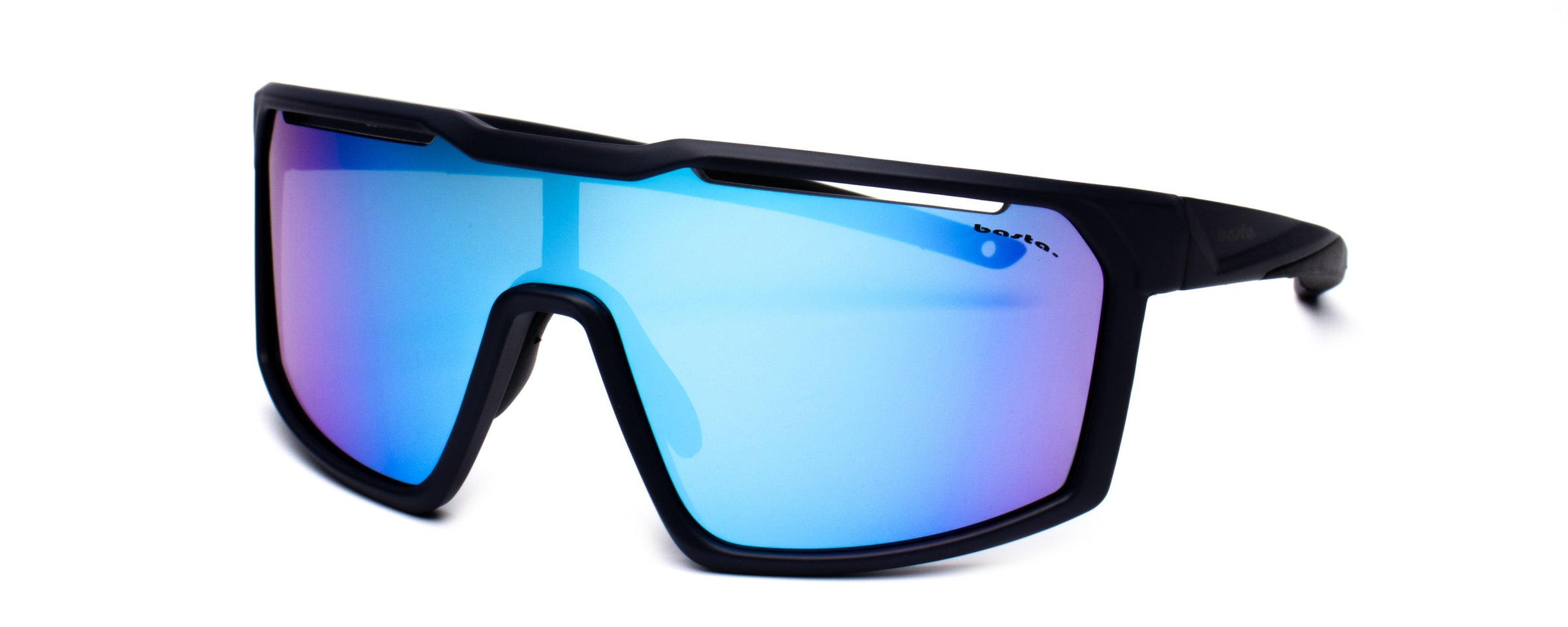 Sportsonnenbrille Frame Brothers Basta Sports 074 Schwarz - Blau