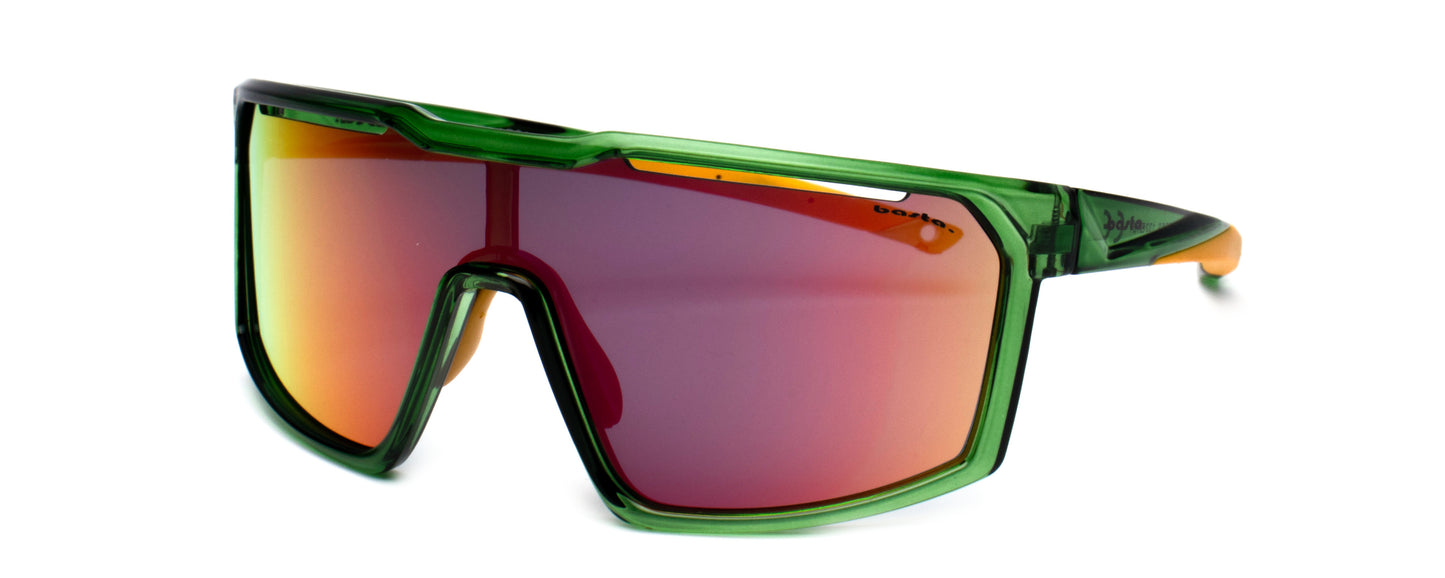 Sportsonnenbrille Frame Brothers Basta Sports 074 Grün - Gelb