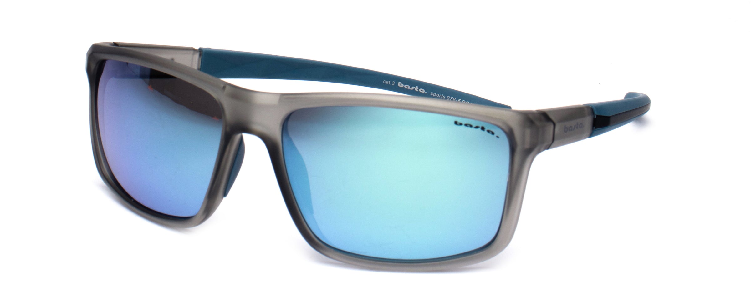 Sportsonnenbrille Frame Brothers Basta Sports 076 Grau - Blau