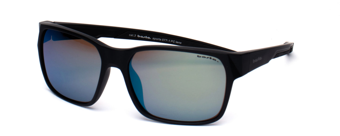 Sportsonnenbrille Frame Brothers Basta Sports 077 Schwarz 