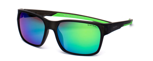 Sportsonnenbrille Frame Brothers Basta Sports 077 Schwarz - Grün