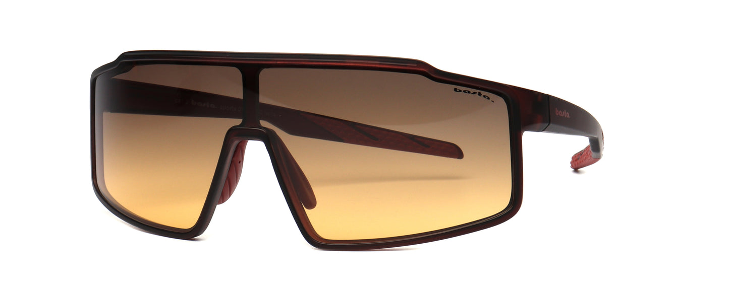 Sportsonnenbrille Frame Brothers mit UV400 Schutz in Rot