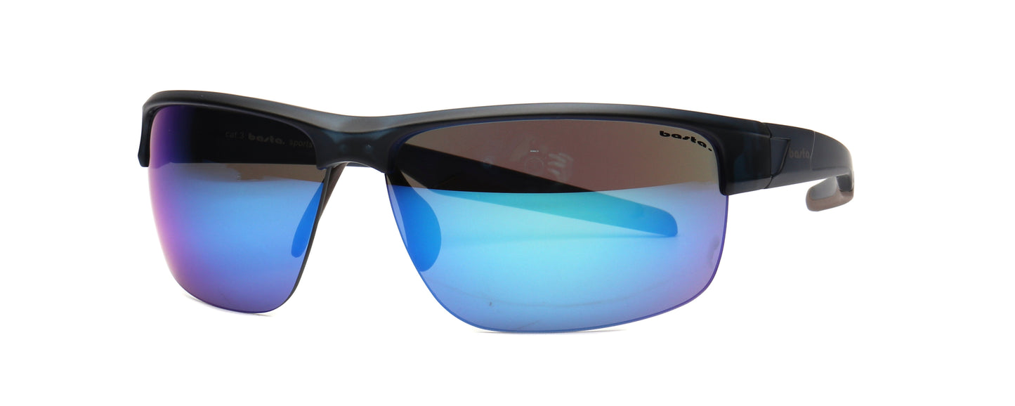 Sportsonnenbrille Frame Brothers mit UV400 Schutz in Blau