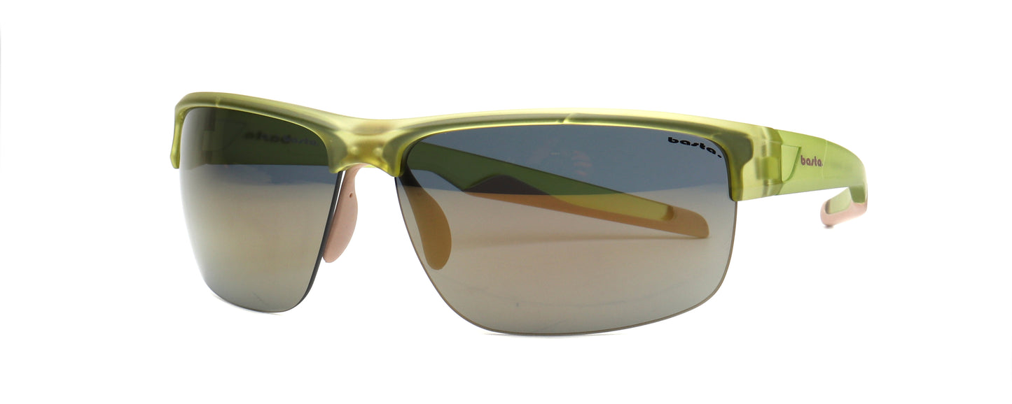 Sportsonnenbrille Frame Brothers mit UV400 Schutz in Grün