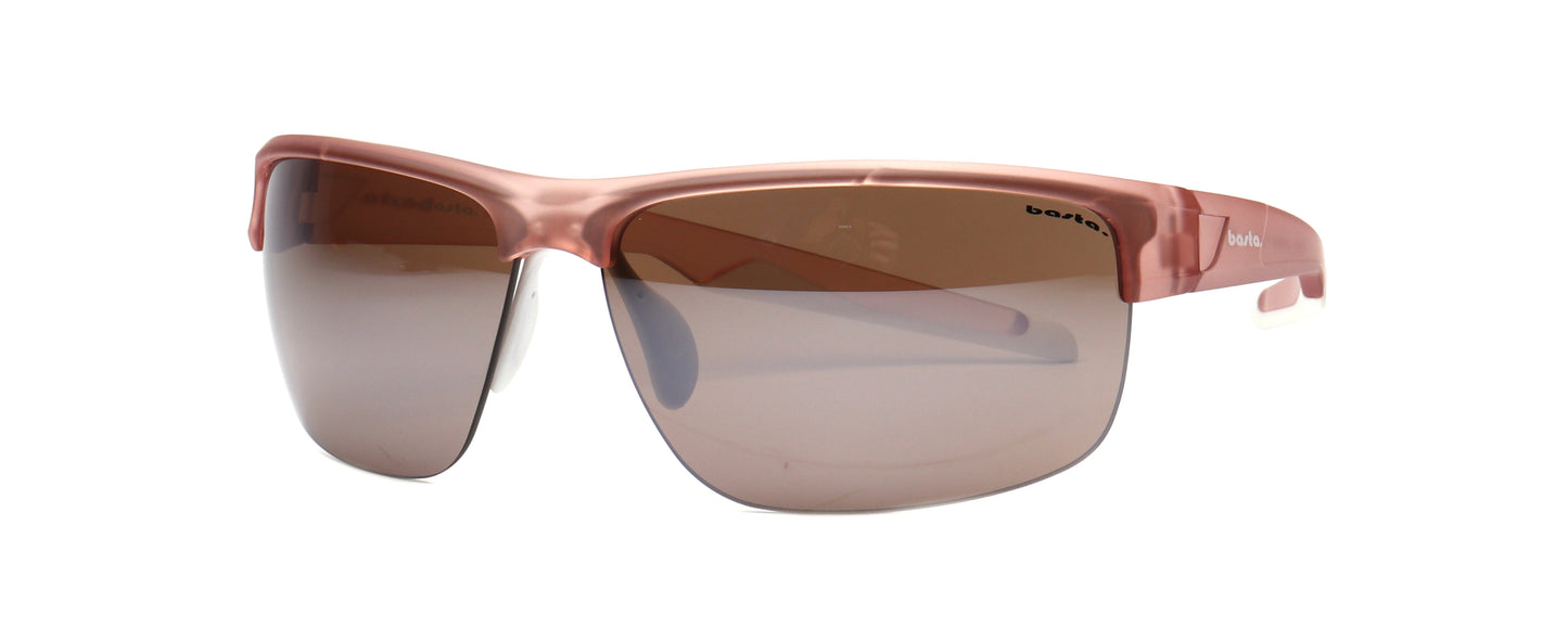 Sportsonnenbrille Frame Brothers mit UV400 Schutz in Pink