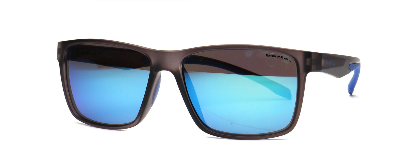 Sportsonnenbrille Frame Brothers mit UV400 Schutz in Grau