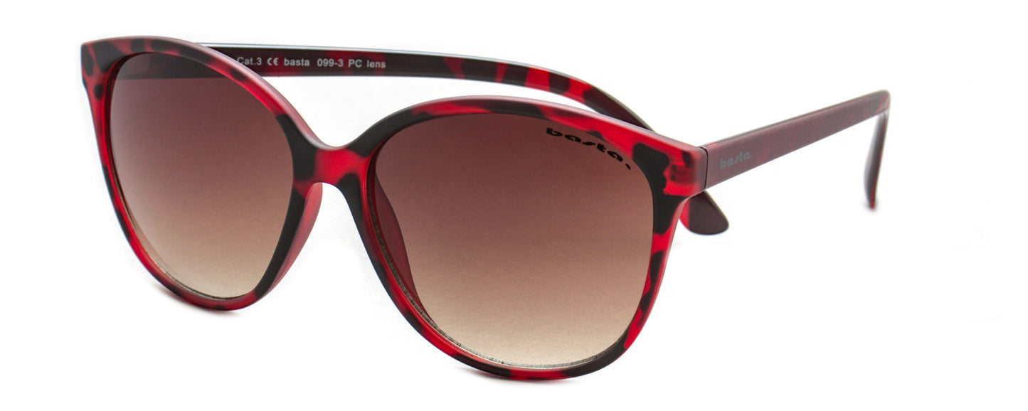Sportsonnenbrille Frame Brothers mit UV400 Schutz in Schwarz - Rot