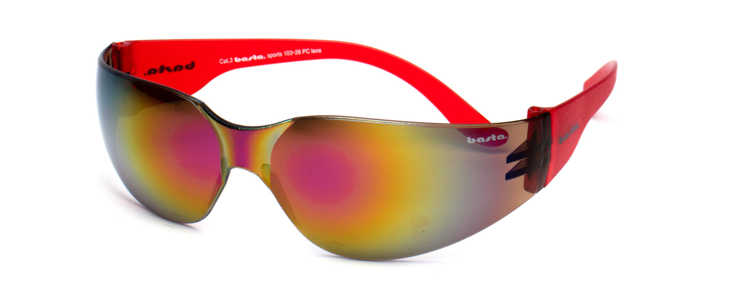 Sportsonnenbrille Modell 103 Basta Sports in Rot