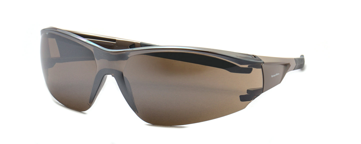 Sportsonnenbrille Frame Brothers mit UV400 Schutz in Braun