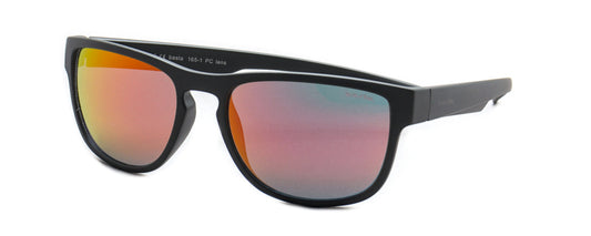 Sportsonnenbrille Frame Brothers mit UV400 Schutz in Schwarz