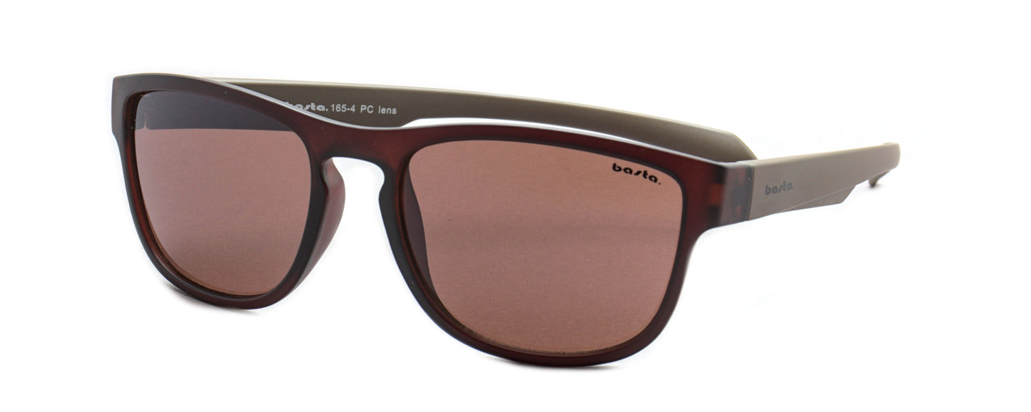 Sportsonnenbrille Frame Brothers mit UV400 Schutz in Rot