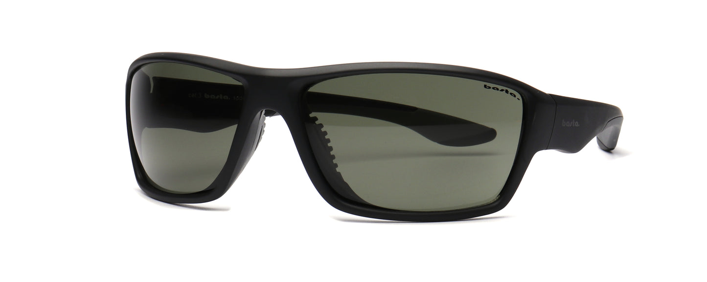 Sportsonnenbrille Frame Brothers mit UV400 Schutz in Schwarz