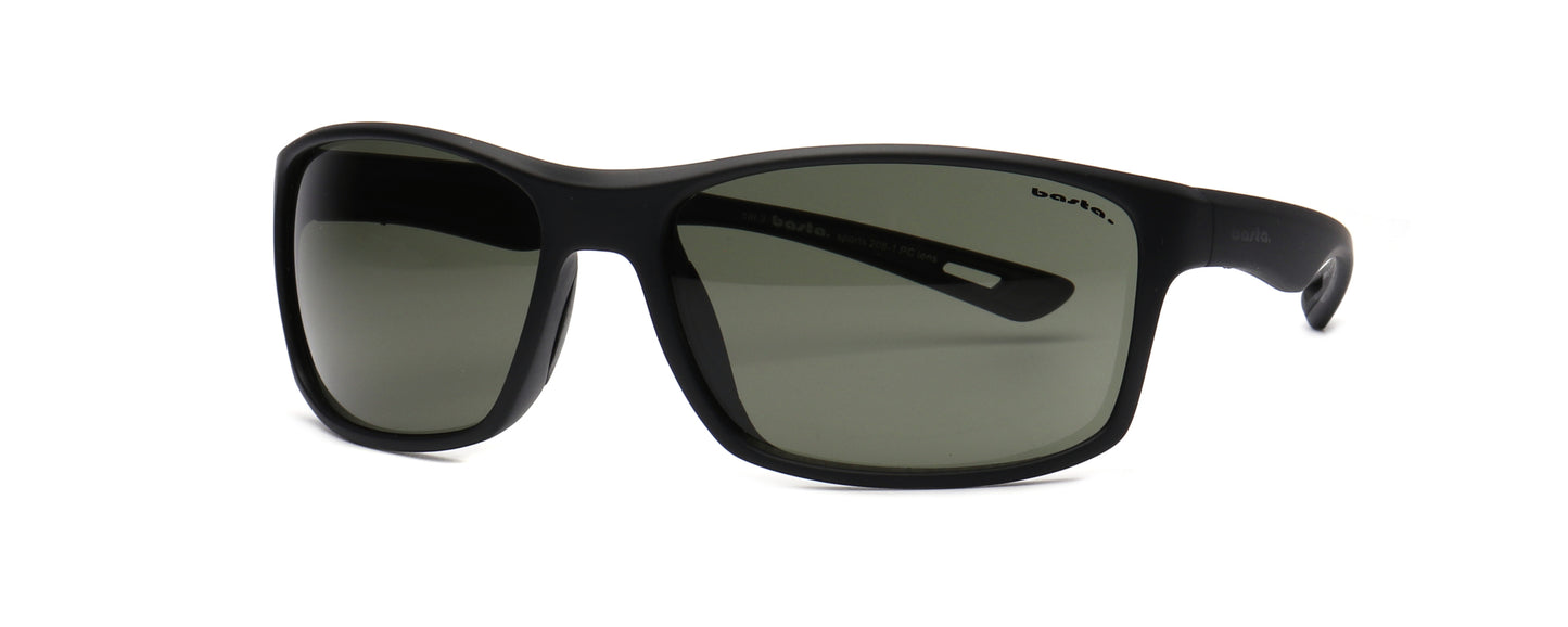 Sportsonnenbrille Frame Brothers mit UV400 Schutz in Schwarz