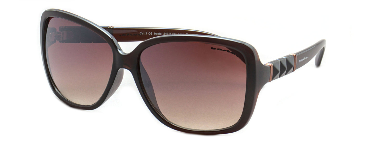 Sportsonnenbrille Frame Brothers mit UV400 Schutz in Braun