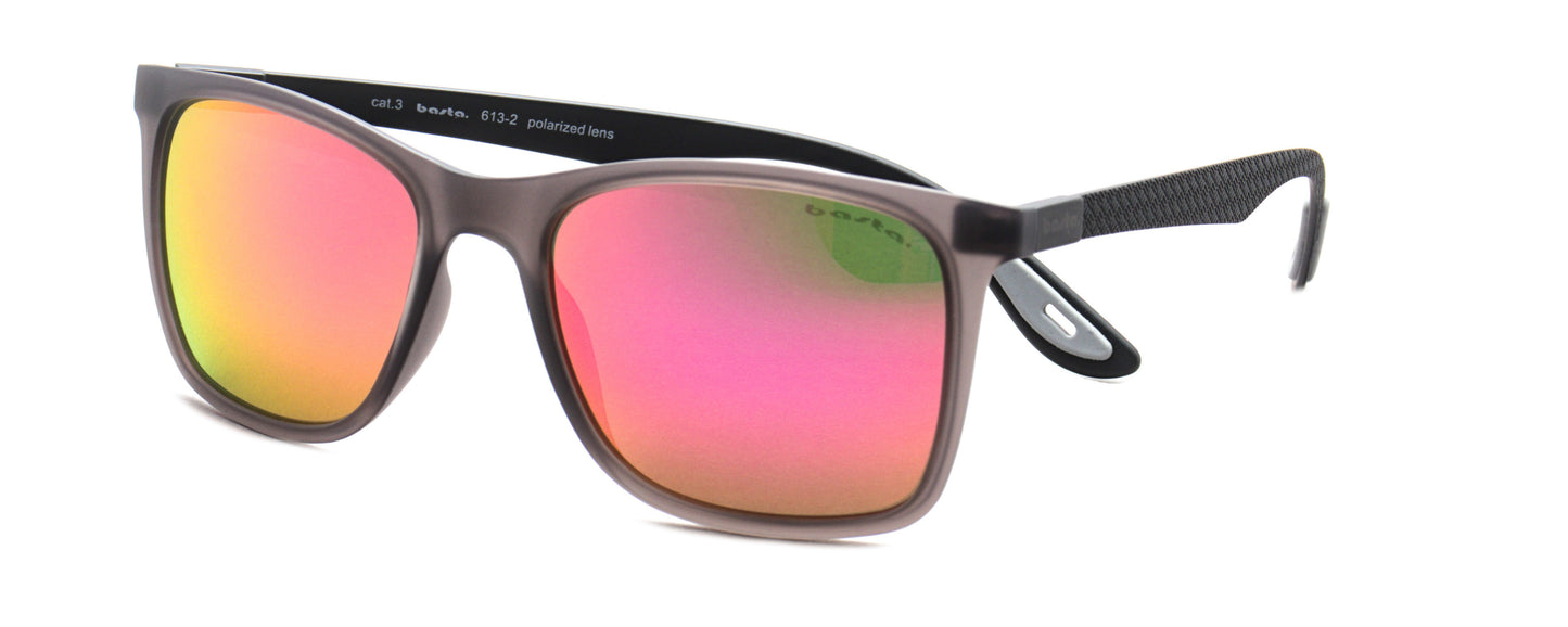 Sportsonnenbrille Frame Brothers Basta Sports Polarisiert 613 Grau