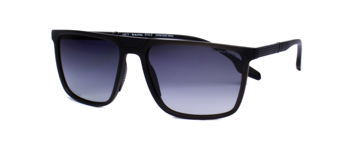 Sportsonnenbrille Frame Brothers Basta Sports Polarisiert 614 Schwarz - Blau