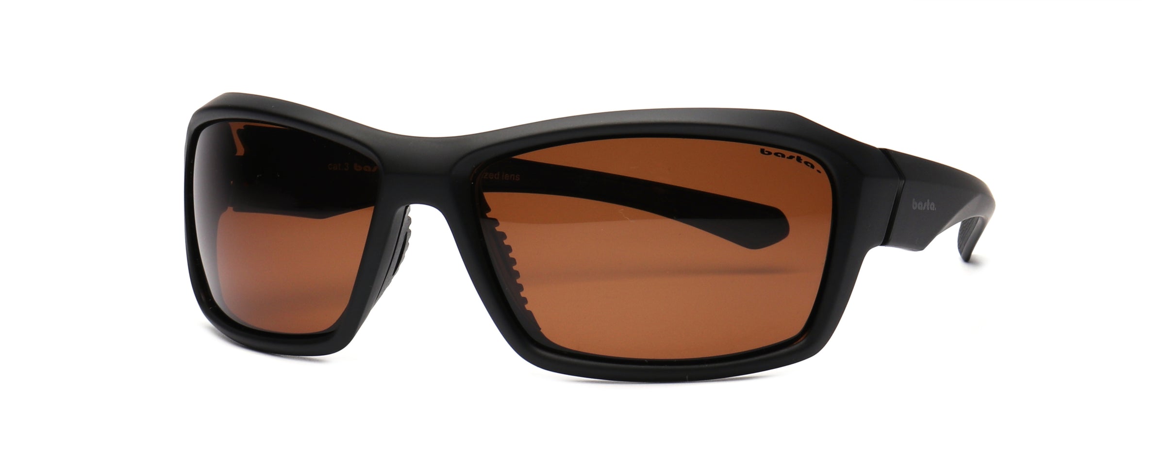 Sportsonnenbrille Frame Brothers mit UV400 Schutz und Polarisiert in Schwarz