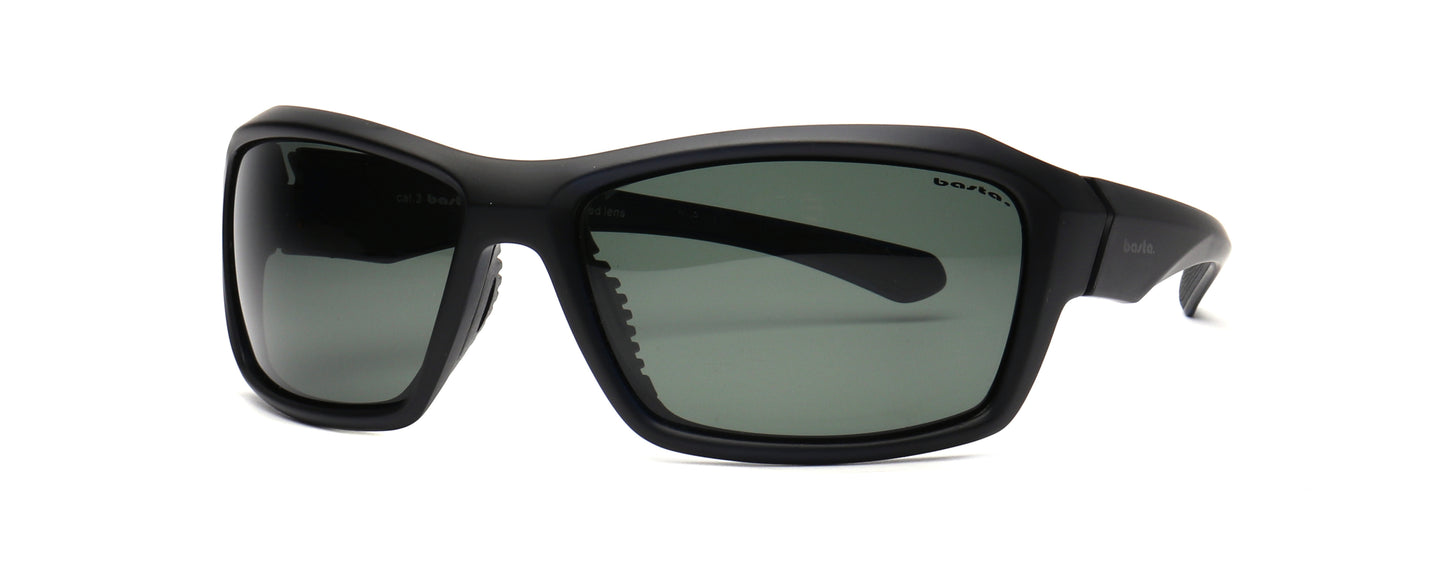 Sportsonnenbrille Frame Brothers mit UV400 Schutz und Polarisiert in Schwarz